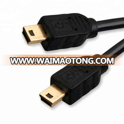 2.0 USB Data Cable Mini 5pin to Mini 5pin Male