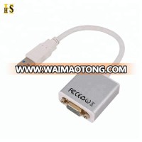 Multi-display Super Speed USB3.0 to VGA Active Adaptor Cable with External Video Graphic Card